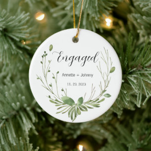 Verlobungsschmuck, Verlobter Schmuck, Braut Keramik Ornament