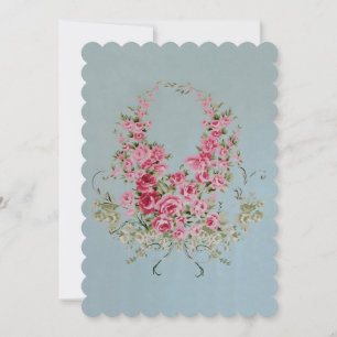Verlockende Blumen - Einladungen / RSVP Geburtstag