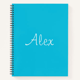 Verlockendes Aqua Notizbuch