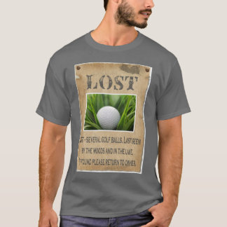 VERLOREN - Golfball T-Shirt