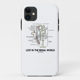 Verloren in der Nierenwelt (Niere Nephron) Case-Mate iPhone Hülle