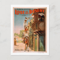Verloren in der Wüste Arabisches Theatrales Poster