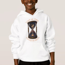 Verloren in der Zeit, gefunden im Hoodie mit Seite