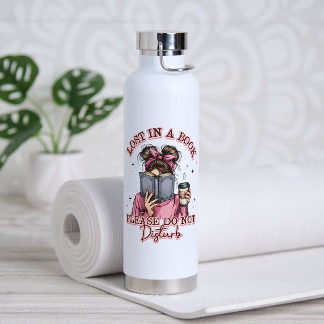 Verloren in einem Buch... Trinkflasche (Yoga (gedreht))
