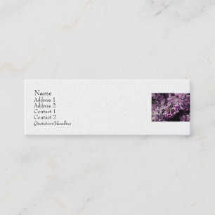 Verloren in Lilac Mini Visitenkarte