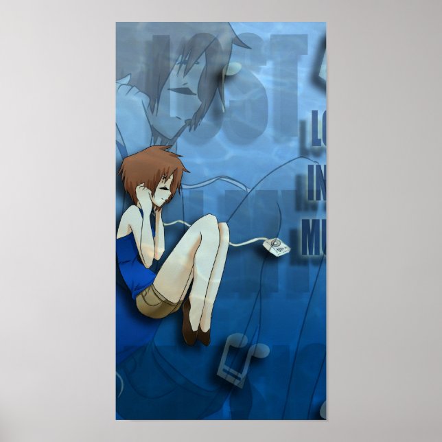 verloren in meiner Musik Poster (Vorne)