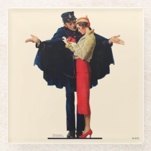 Verloren in Paris Glasuntersetzer