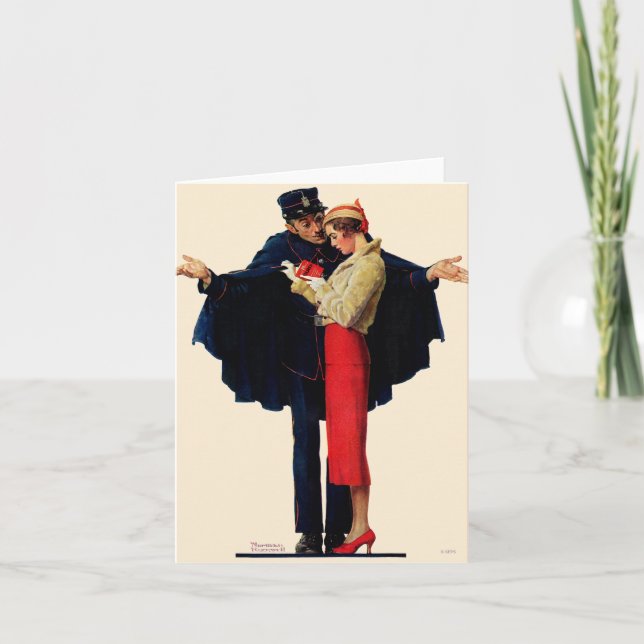 Verloren in Paris Karte (Vorderseite)