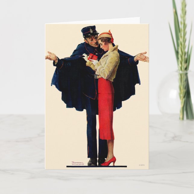 Verloren in Paris Karte (Vorderseite)