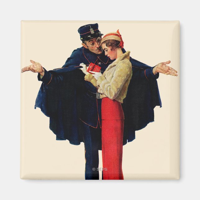 Verloren in Paris Magnet (Vorne)