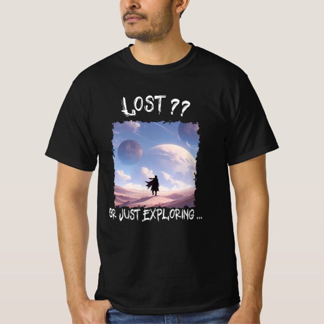 Verloren?? Oder einfach nur auf Erkundung...Wüsten T-Shirt (Vorderseite)