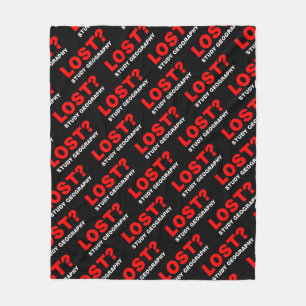 Verloren? Studiengeografie Fleecedecke