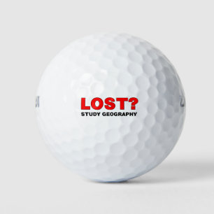Verloren? Studiengeografie Golfball
