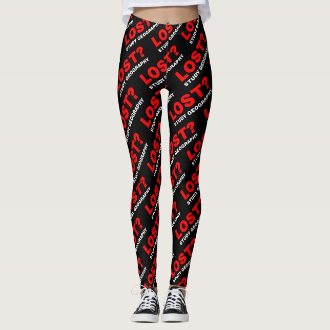Verloren? Studiengeografie Leggings (Vorderseite)