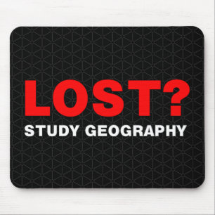 Verloren? Studiengeografie Mousepad