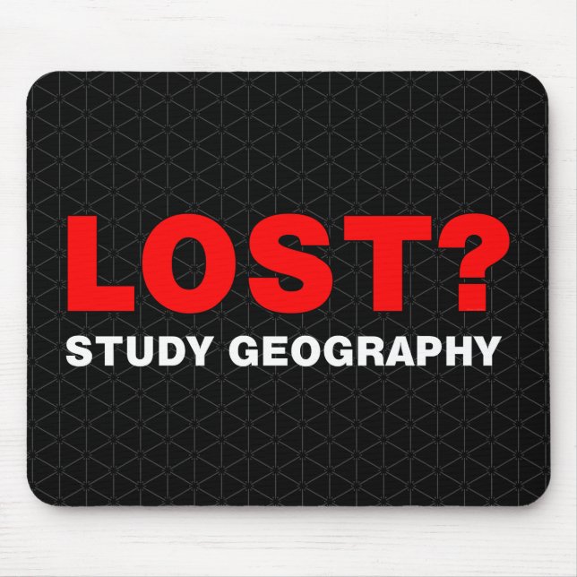 Verloren? Studiengeografie Mousepad (Vorne)