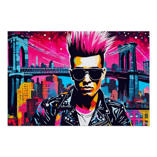 VERLORENE BOYS PUNK IN DER STADT POSTER (Vorderseite)