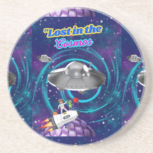 VERLORENE COSMOS GETRÄNKEUNTERSETZER (Vorne)