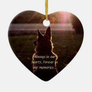 Verlorene Haustier-Verzierung Keramik Ornament