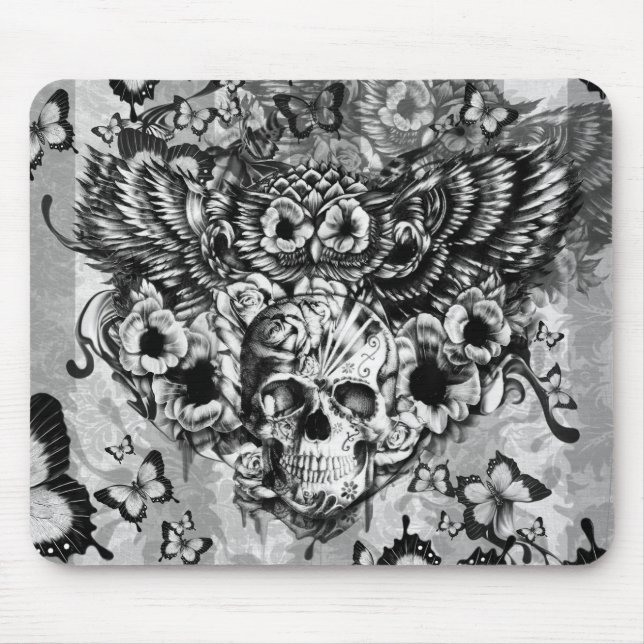 Verlorene und gefundene, Blumeneule mit dem Mousepad (Vorne)