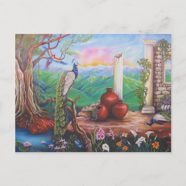 Verlorene Welt Postkarte (Vorderseite)