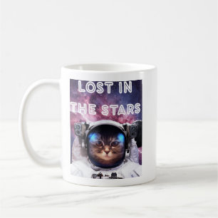 Verlorener Astronaut Katzenbecher Kaffeetasse