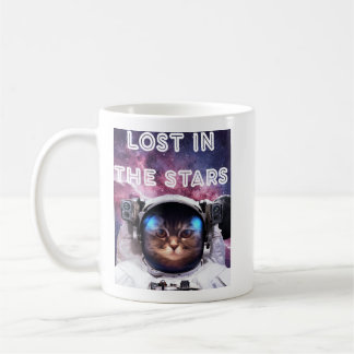 Verlorener Astronaut Katzenbecher  Kaffeetasse