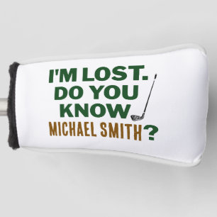 Verlorener Golf Humor Zitat Mit Namens Text Design Headcover