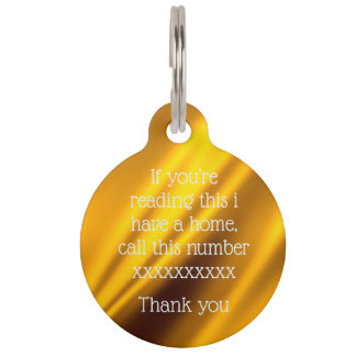 Verlorener Hund Haustiermarke