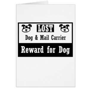 Verlorener HundeBriefträger