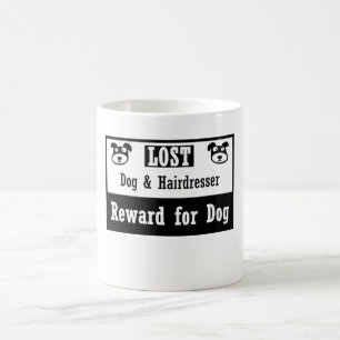 Verlorener Hundefriseur Kaffeetasse