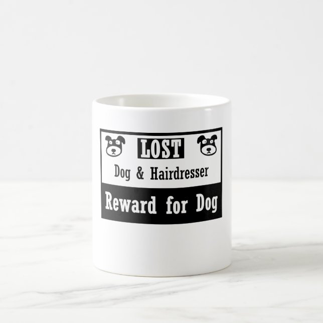 Verlorener Hundefriseur Kaffeetasse (Mittel)
