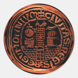 Verlorener Kreuzzug Runder Aufkleber