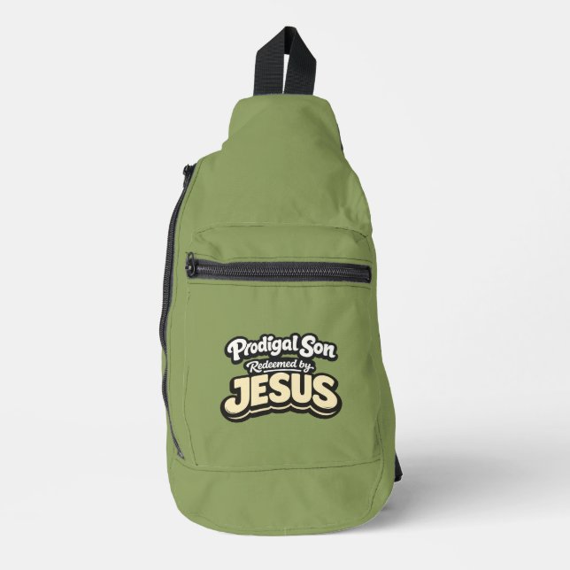 Verlorener Sohn - Erlöst von JESUS Crossbody Bag (Vorderseite)