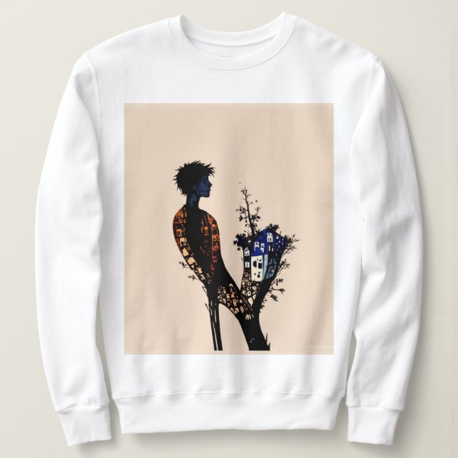 Verlorener Sweater Sweatshirt (Design vorne)