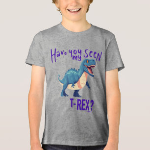 Verlorener T-Rex – Dino-Abenteuer-T-Shirt Tri-Blend Shirt