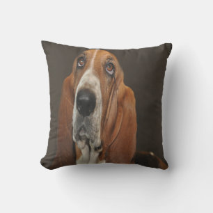 Verlorenes Basset-Hund Kissen Für Draußen