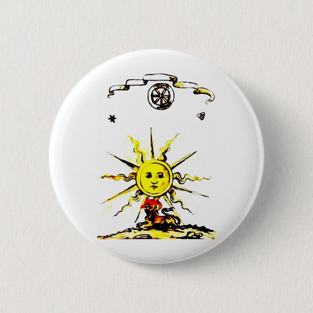 VERLORENES BUCH VON NOSTRADAMUS BUTTON (Vorderseite)