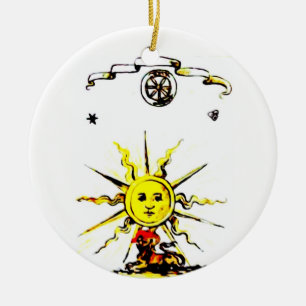 VERLORENES BUCH VON NOSTRADAMUS KERAMIK ORNAMENT