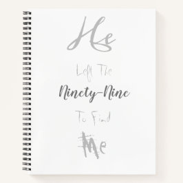 Verlorenes Schaf Spiralblock gefunden Notizbuch