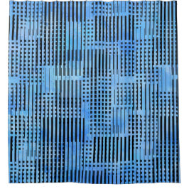 Verlorenes und gefundenes Muster Duschvorhang