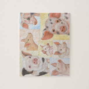 Verlost o Piggies Puzzlespiel Puzzle