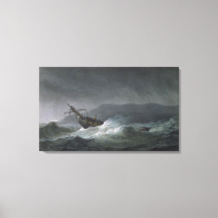 Verlust der Blanche, von Abrevack, 4. März, 1807 Leinwanddruck