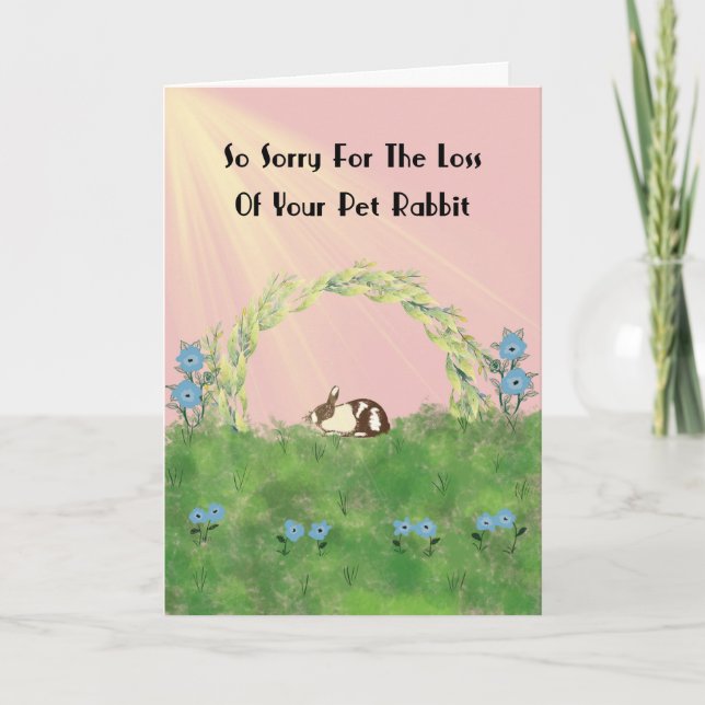 Verlust der Hasenkarte Karte (Vorderseite)