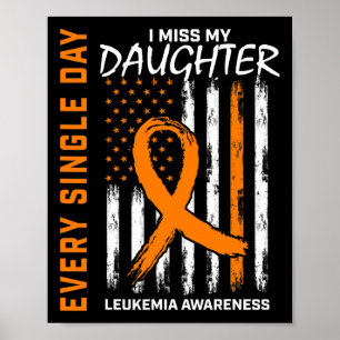 Verlust der Tochter Leukämie Bewusstsein der ameri Poster
