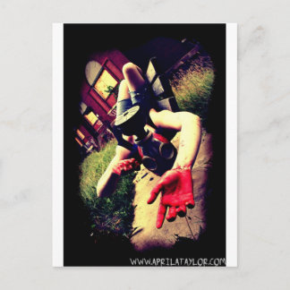 Verlust der Unschuldsvermutung bis April A Taylor Postkarte