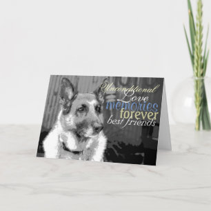 Verlust des Beileids eines Begleiters Karte