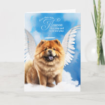 Verlust des Chow Chow Chow Pet Beileids