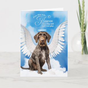 Verlust des deutschen Drahthaar Pointer Dog Pet Be Karte