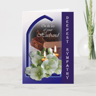 Verlust des Ehemanns - Beileid für Ihren Verlust Karte